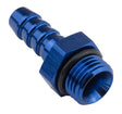 Proflow Fitting adaptor AN 8 Male Hose End To 3/8in. Barb, Blue - PFE790-08-06 PFE790-08-06