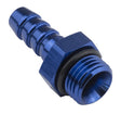 Proflow Fitting adaptor AN 8 Male Hose End To 5/8in. Barb, Blue - PFE790-08-10 PFE790-08-10