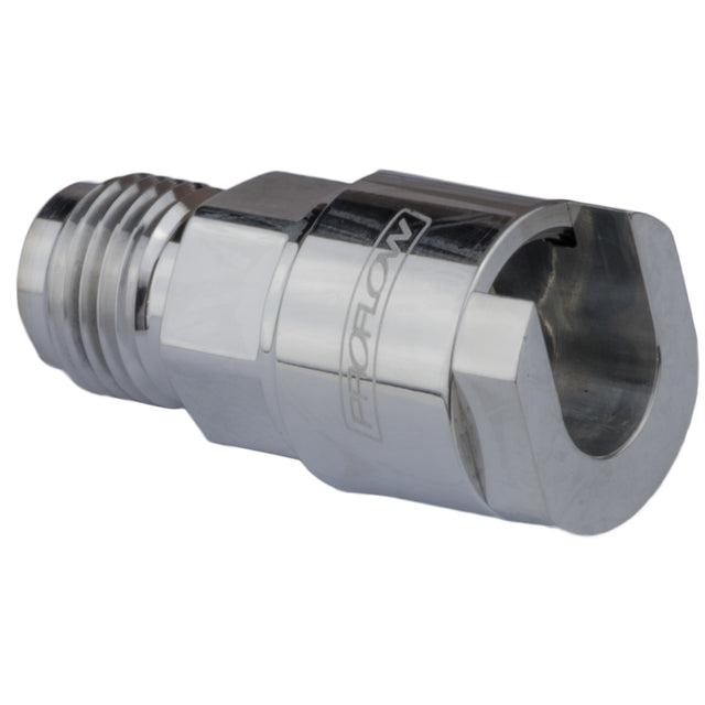Proflow Billet Quick Connect 3/8in. To -06AN Male, Polished - PFE805-06P PFE805-06P