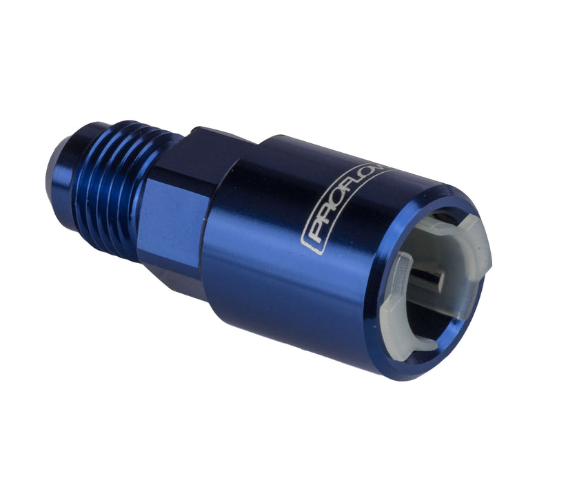 Proflow 5/16in. Female Fitting Quick Connect Straight To -06AN Male, Blue - PFE808-01