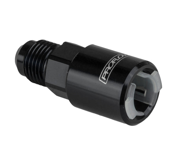 Proflow 3/8in. Female Fitting Quick Connect Straight To -06AN Male, Black - PFE808-02BK PFE808-02BK