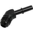 Proflow 5/16in. Male Fitting Quick Connect 45 Degree To -06AN Male Fitting, Black - PFE809-01BK PFE809-01BK