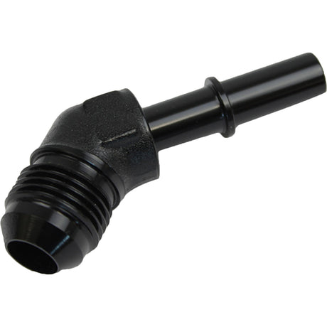 Proflow 5/16in. Male Fitting Quick Connect 45 Degree To -06AN Male Fitting, Black - PFE809-01BK PFE809-01BK