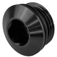 Proflow AN Port Plug, Low Profile Allen Key -20AN, Black - PFE814-20BK PFE814-20BK