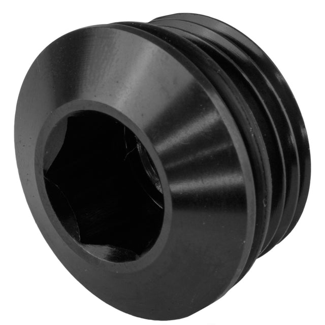 Proflow AN Port Plug, Low Profile Allen Key -20AN, Black - PFE814-20BK PFE814-20BK