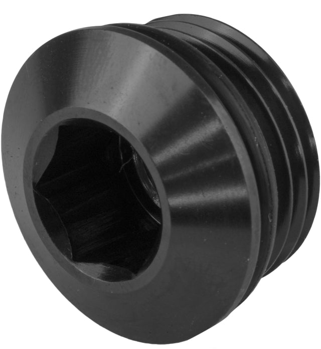Proflow AN Port Plug, Low Profile Allen Key M16 x 1.50, Black - PFE814-M16BK PFE814-M16BK