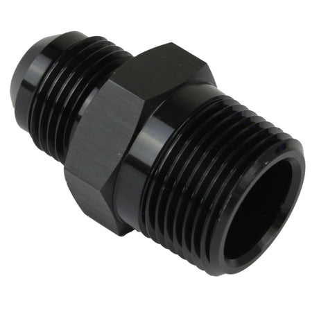 Proflow Adaptor Male -04AN To 3/8in. NPT Straight, Black - PFE816-04-06BK PFE816-04-06BK