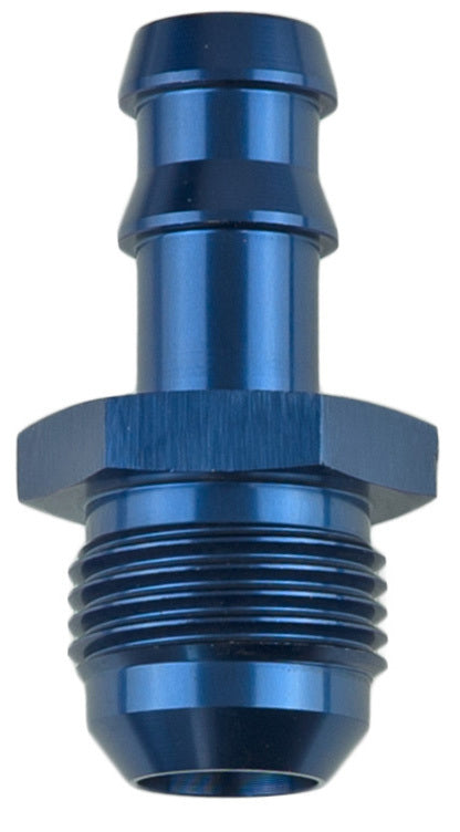 Proflow 3/8in. Fitting Male Barb To -08AN Adaptor, Blue - PFE817-06-08 PFE817-06-08