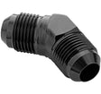 Proflow Male Flare Union Adaptor -06AN 45 Degree Union, Black - PFE827-06BK PFE827-06BK