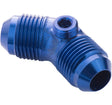 Proflow Male Flare Union Adaptor -06AN 45 Degree Union w/1/8in. NPT Port, Blue - PFE827-06G PFE827-06G
