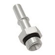 Proflow 3/8'' Fitting Male Quick Connect To -06AN O-Ring Male, Silver - PFE831-02 PFE831-02