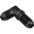Proflow 90 Degree Adaptor AN Flare -12AN Bulkhead, Black - PFE833-12BK PFE833-12BK