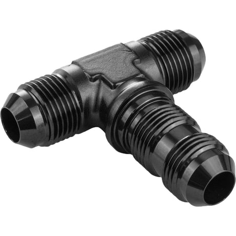 Proflow Bulkhead Adaptor AN Flare Tee Flare -04AN, Black - PFE834-04BK PFE834-04BK