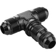 Proflow Bulkhead Adaptor AN Flare Tee Flare -10AN, Black - PFE834-10BK PFE834-10BK