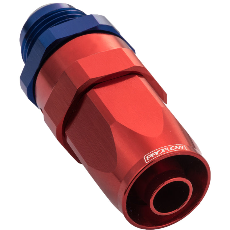 Proflow Male Hose End -08AN To -08AN Hose End Straight, Blue - PFE840-08 PFE840-08