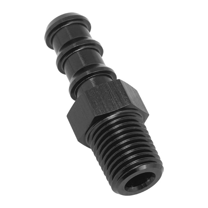 Proflow 3/8in. Barb Male Fitting To 1/8in. NPT, Black - PFE841-02BK