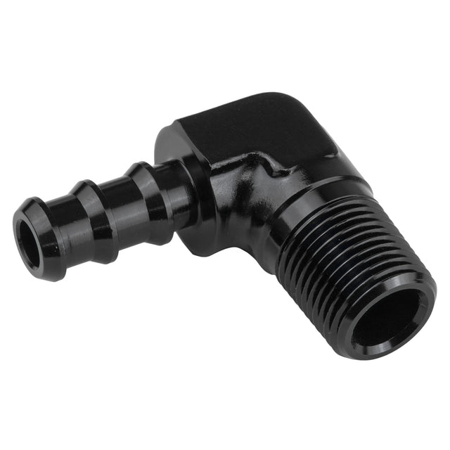 Proflow 90 Degree 5/16in. Barb Male Fitting To 1/8in. NPT, Black - PFE842-05BK PFE842-05BK