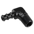 Proflow 90 Degree 3/4in. Barb Male Fitting To 3/4in. NPT, Black - PFE842-12BK PFE842-12BK