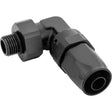 Proflow Fitting, 90 Degree Hose End -10AN Hose To Male -10AN Thread, Black - PFE849-10-10BK PFE849-10-10BK