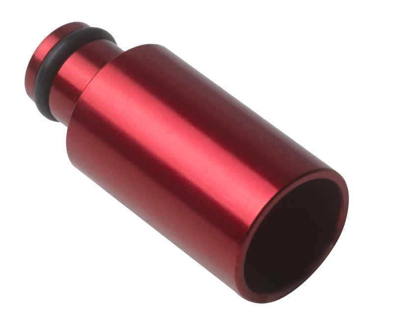 Proflow Aluminium Fuel Injector Adaptor 11mm Male To 14mm Female Long, Red - PFE884 PFE884
