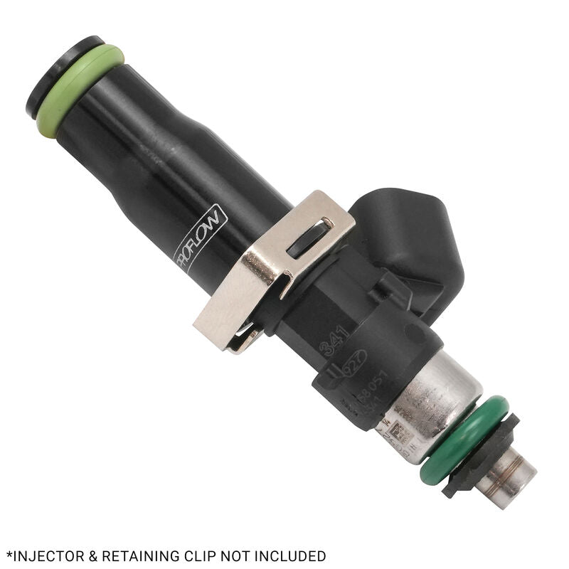Proflow Aluminium Fuel Injector Adaptor 14mm Male To 14mm Female Long, Black - PFE886BK