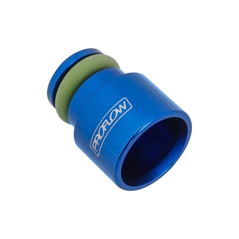 Proflow Aluminium Fuel Injector Adaptor 14mm Male To 14mm Female Short, Blue - PFE887 PFE887