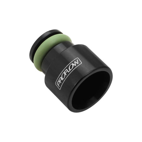 Proflow Aluminium Fuel Injector Adaptor 14mm Male To 14mm Female Short, Black - PFE887BK PFE887BK