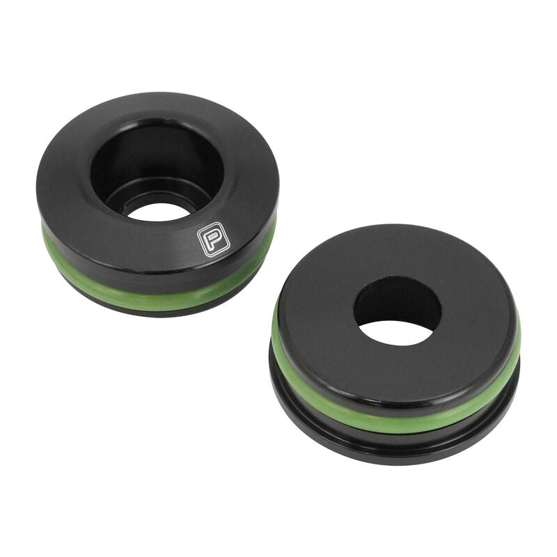 Proflow Fuel Injector Insert Adapters, Suit Factory Nissan RB25 Intake Manifold, 25mm, Black, Pair - PFE894BK