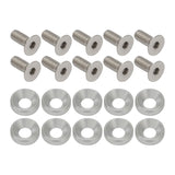Proflow Billet Dress Up & Fender Washer Kits, M8 x 20mm, Polished, 10-Pack - PFE900-02P PFE900-02P