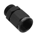 Proflow Fitting Adaptor Male -08AN ORB To Female -06AN, Black - PFE907-06-08BK PFE907-06-08BK