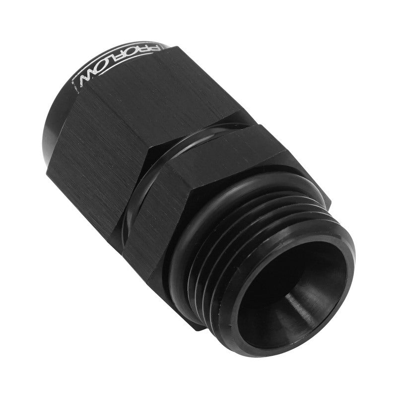 Proflow Fitting Adaptor Male -10AN ORB To Female -08AN, Black - PFE907-08-10BK