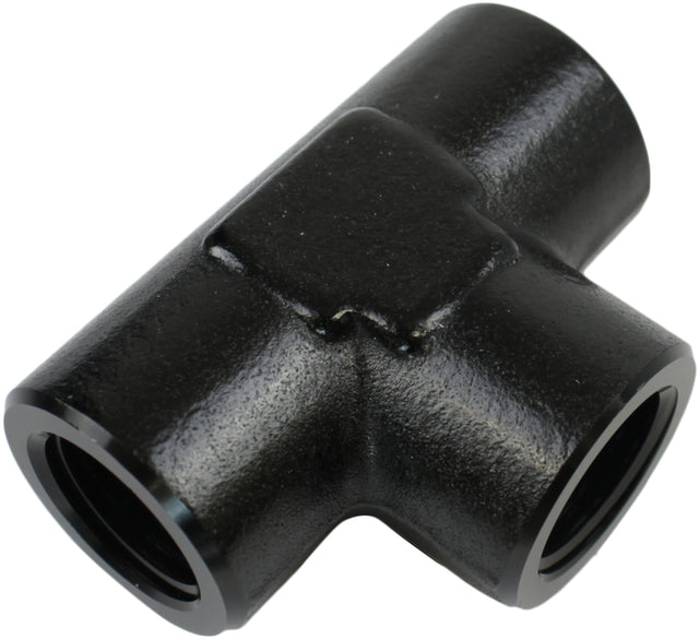 Proflow Female Adaptor Pipe Tee 3/4in. NPT, Black - PFE917-10BK PFE917-10BK