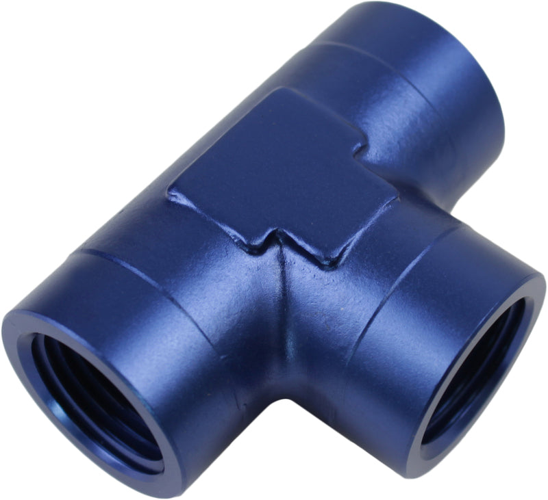 Proflow Female Adaptor Pipe Tee 3/4in. NPT, Blue - PFE917-10 PFE917-10