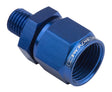 Proflow Female Adaptor -10AN Straight Swivel 18mm x 1.50, Blue - PFE918-10-M18 PFE918-10-M18