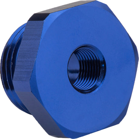 Proflow Fitting Straight Adaptor -06AN O-Ring Port To 1/8in. NPT Female, Blue - PFE920-02 PFE920-02