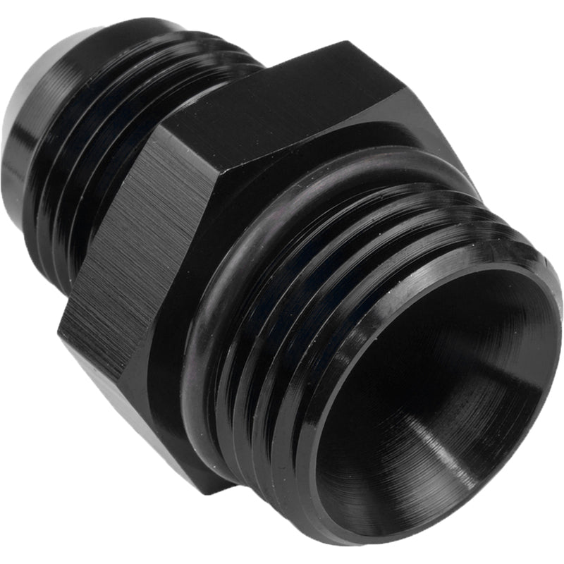 Proflow Fitting Straight Adaptor -04AN To -08AN O-Ring Port, Black - PFE920-04-08BK PFE920-04-08BK