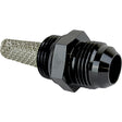 Proflow Fitting Straight Adaptor -12AN O-Ring Port, Black With Filter Screen - PFE920-12FSBK PFE920-12FSBK