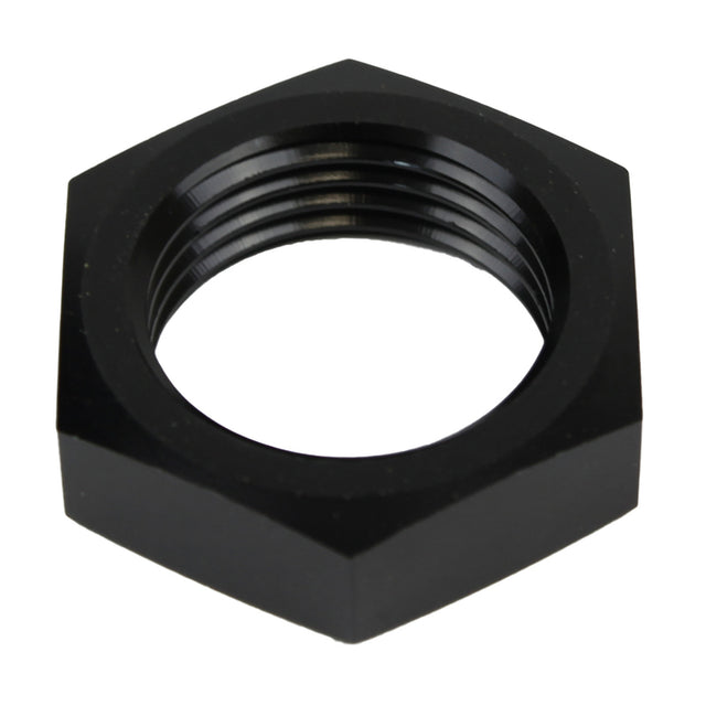 Proflow Aluminium Bulkhead AN Nut -12AN, Black - PFE924-12BK PFE924-12BK