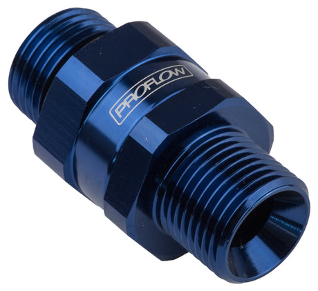 Proflow Fitting Male Swivel adaptor 18mm x 1.50 To Male -10AN, Blue - PFE927-10 PFE927-10