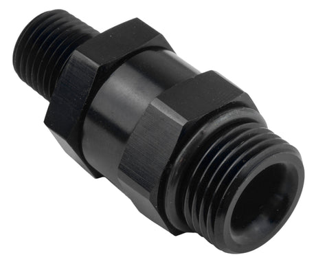 Proflow Fitting Male 1/8in. NPT To Fitting Male -06AN O-Ring Swivel, Black - PFE928-06-02BK PFE928-06-02BK