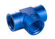 Proflow Fitting Aluminium Adaptor Female Tee -03AN, Blue - PFE938-03 PFE938-03