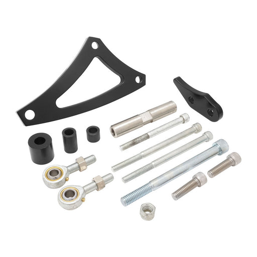 Proflow Alternator Bracket Kit, Billet Aluminium BB Ford 429-460, Drivers Side Low Mount, Black. Kit - PFEABBBF01BK PFEABBBF01BK