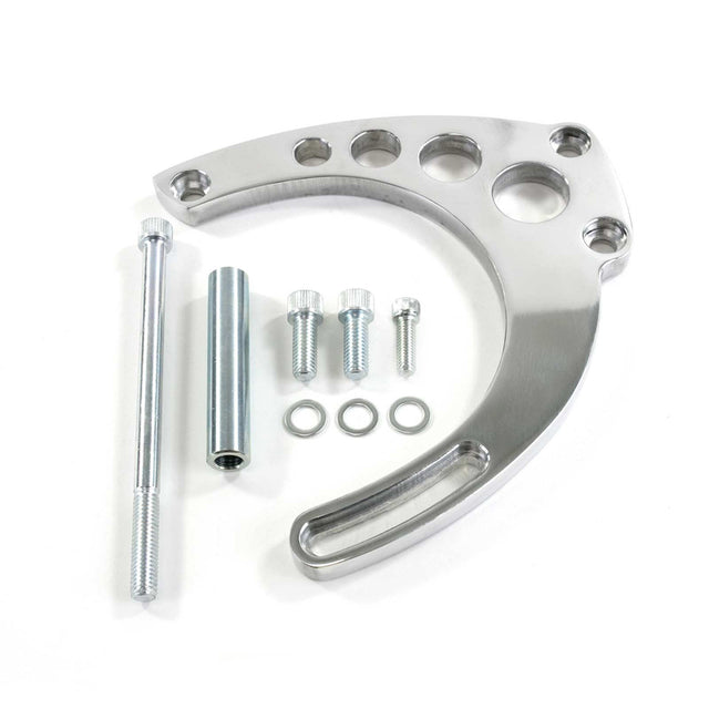 Proflow Alternator Bracket Kit, For Chevrolet BB Long Pump, Mid Mount, Aluminium , Polished, Kit - PFEABBC9133P PFEABBC9133P