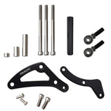 Proflow Alternator Bracket Kit, Aluminium, Black, Water Pump Mount, Mopar, For Chrysler Small Block - PFEABCHY01BK PFEABCHY01BK
