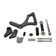 Proflow Alternator Bracket Kit, Aluminium For Ford V8 Cleveland 302 351C Drivers Side Mid Mount, Black - PFEABCLEV01BK