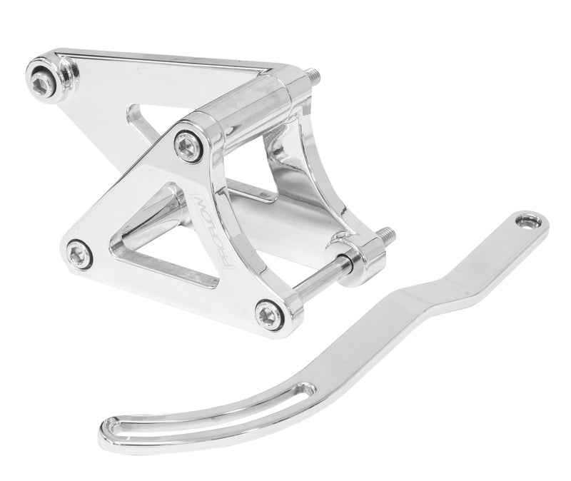 Proflow Alternator Bracket Kit, Billet, For Holden V8 Torana, Drivers Side Mid Mount, Polished - PFEABHOL03P PFEABHOL03P