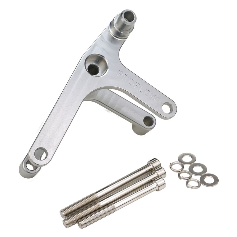 Proflow Alternator Bracket Kit, Aluminium GM For Holden VT-VZ Commodore LS1 LS2, Silver - PFEABHOL04P PFEABHOL04P