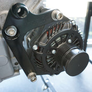 Proflow Alternator Bracket Kit, Aluminium GM For Holden VE-VF Commodore LS3/L92, Silver - PFEABHOL05P