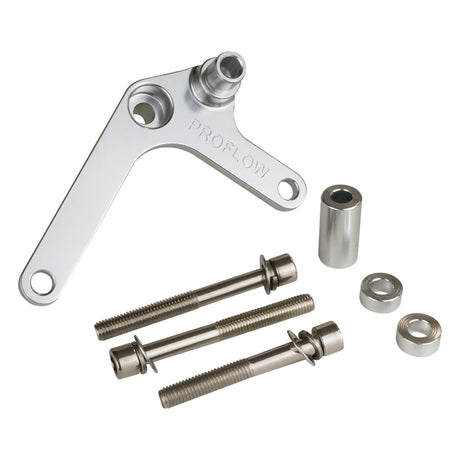 Proflow Alternator Bracket Kit, Aluminium GM For Holden VE-VF Commodore LS3/L92, Silver - PFEABHOL05P PFEABHOL05P