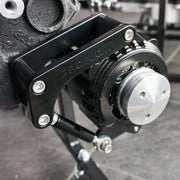 Proflow Alternator Bracket, For Chevrolet Small Block, Passenger Side, Short Water Pump, Low Mount, Silver Anodised - PFEABSBC02